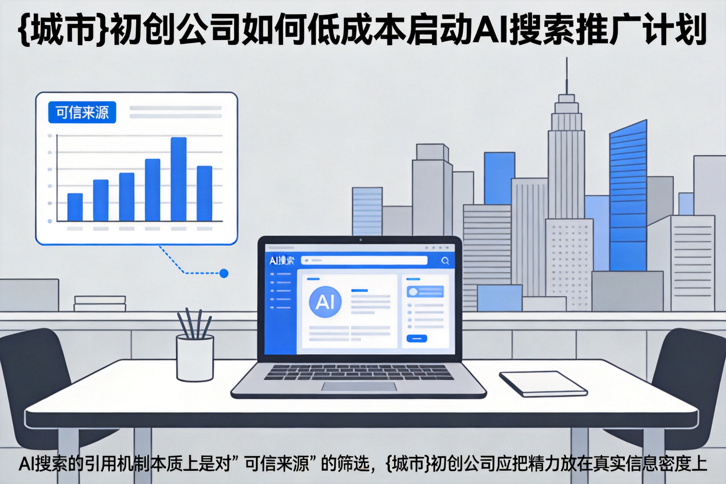 白塔初创公司如何低成本启动AI搜索推广计划